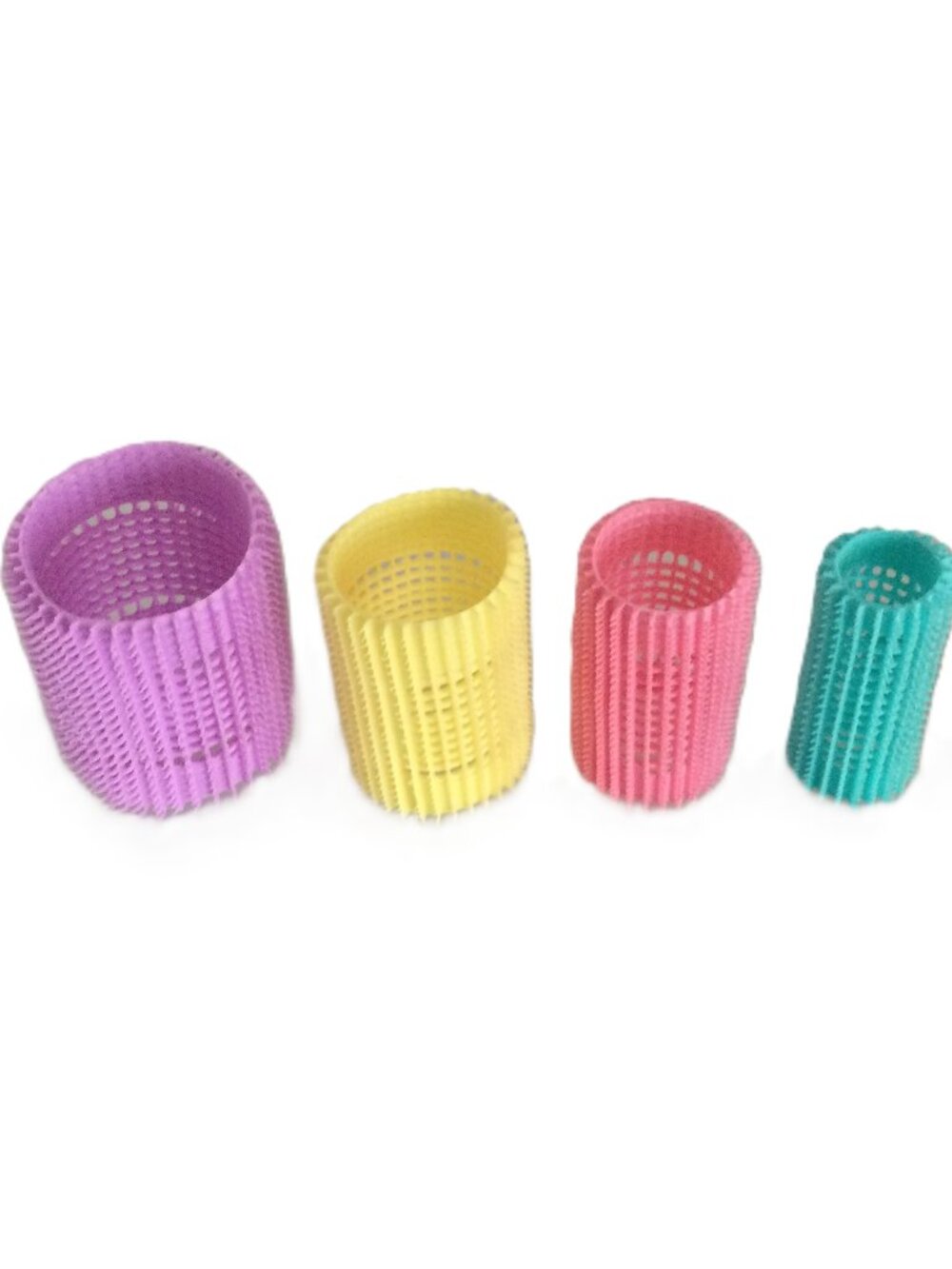 Vintage Sally Beauty Multi Size Velcro Hair Roller Set 21 Pc with Original Case - Picture 3 of 6